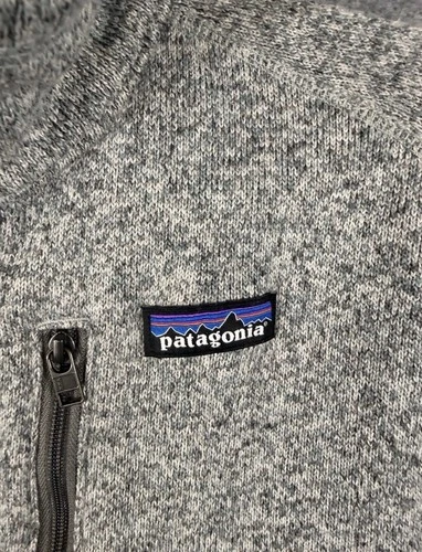 Patagonia Better Sweater Jacket Mens M Gray Fleece Dell Technologies Embroidered image 2