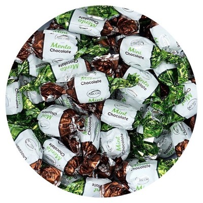 Chocolate Filled Mints, 2 Pound Bulk Candy (Approx. 150 pcs.), Chocolate Mint...