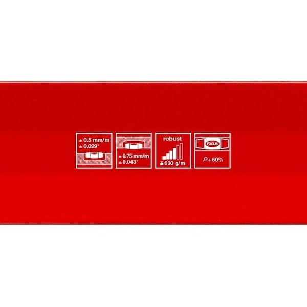 Sola Lsx48 Box Level,Aluminum,48 In,Red