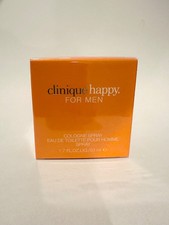 CLINIQUE HAPPY FOR MEN COLOGNE SPRAY - 1.7 FL. OZ. / 50 ML NIB  SEALED 