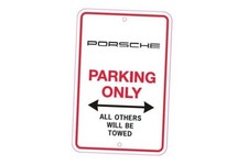 Porsche Parking Only SIgn - OEM Updated - Porsche Parking Only