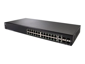 Cisco SF350-24P-K9 24-Port PoE+ Commutateur géré par Ethernet rapide SFP SF350-24-K9-NA