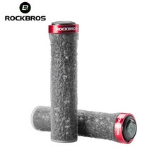 ROCKBROS Bike Handlebar Grips,Single Lock on Bike Soft Non-Slip-Rubber Hand Grip