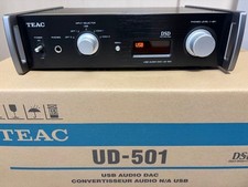 TEAC UD-501-B USB AUDIO DAC DSD5.6MHZ PCM384KHZ DUAL MONO NERO USATO