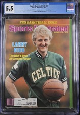 CGC 5.5 Sports Illustrated November 9, 1981 Larry Bird HOF Celtics Legend!