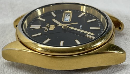 Seiko 5 Automatic 7S26-0430 A4 Black 21 Jewels 7S26B - No Band - Works - Picture 5 of 12
