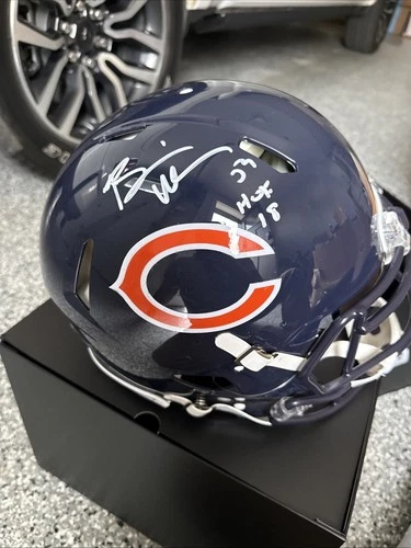 Brian Urlacher Signed Chicago Bears Speed Authentic Helmet HOF 18 Fanatics