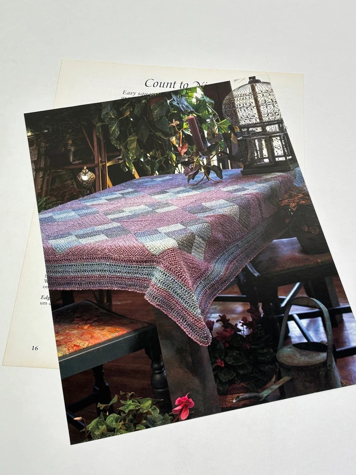 Count to Nine Crochet Pattern Pages from Book - Image 3 of 3