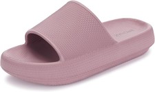 Pillow Slippers for Women and Men Thick Cushioned EVA Sole Indoor Outdoor