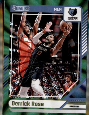 2024-25 Donruss #65 Derrick Rose Holo Green Laser