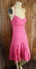 J. Crew Pink Halter Top Linen Dress Size 0