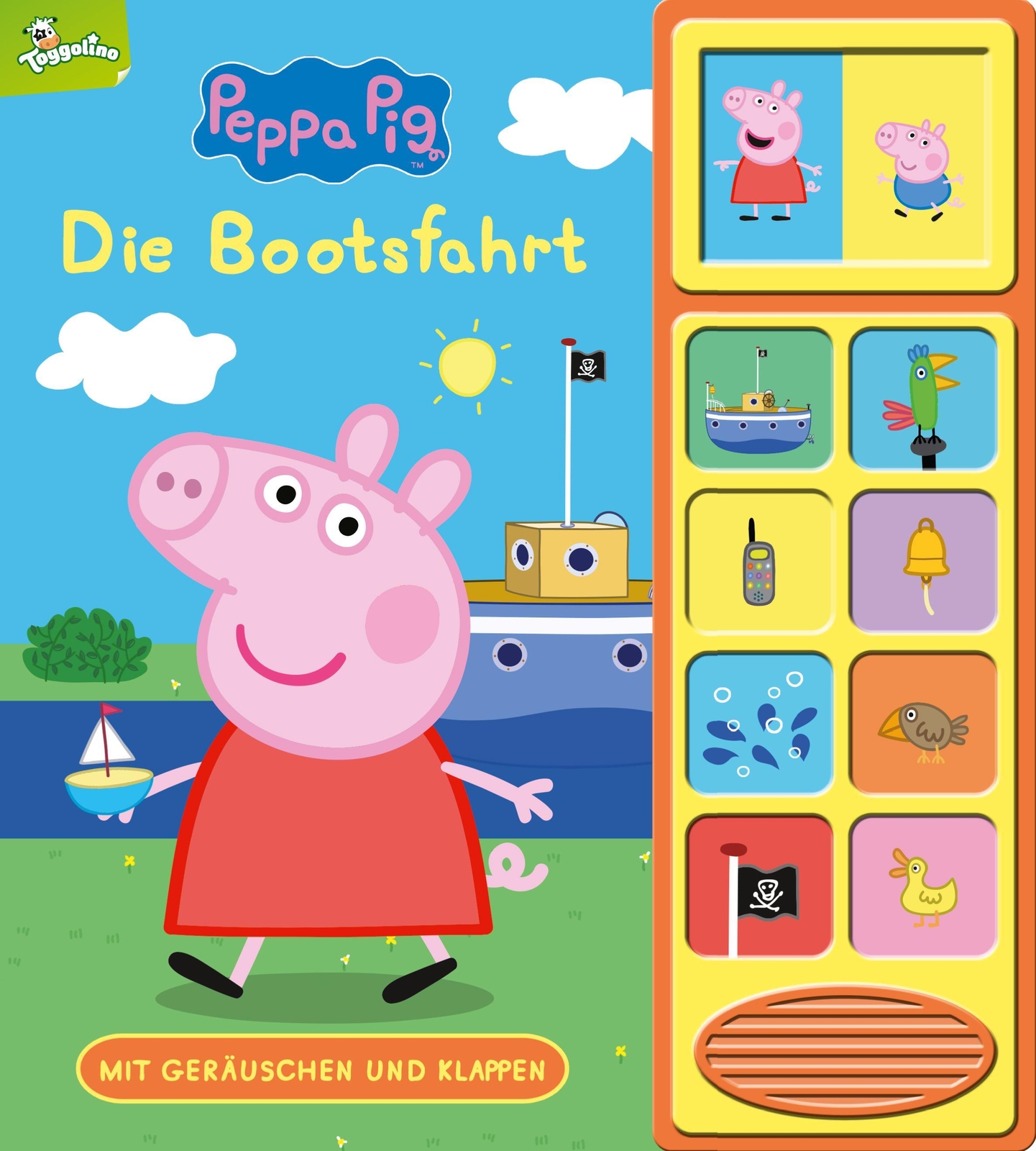 Peppa Pig - Die Bootsfahrt - Klappen-geräusche-buch Mit 10 Sounds -