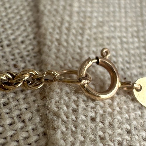14k Gold Multi Gemstone Heart Pendant Necklace - Picture 6 of 16