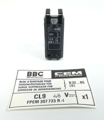 BBC Petercem CL9 Diodenlöschglied | 48V | NEU