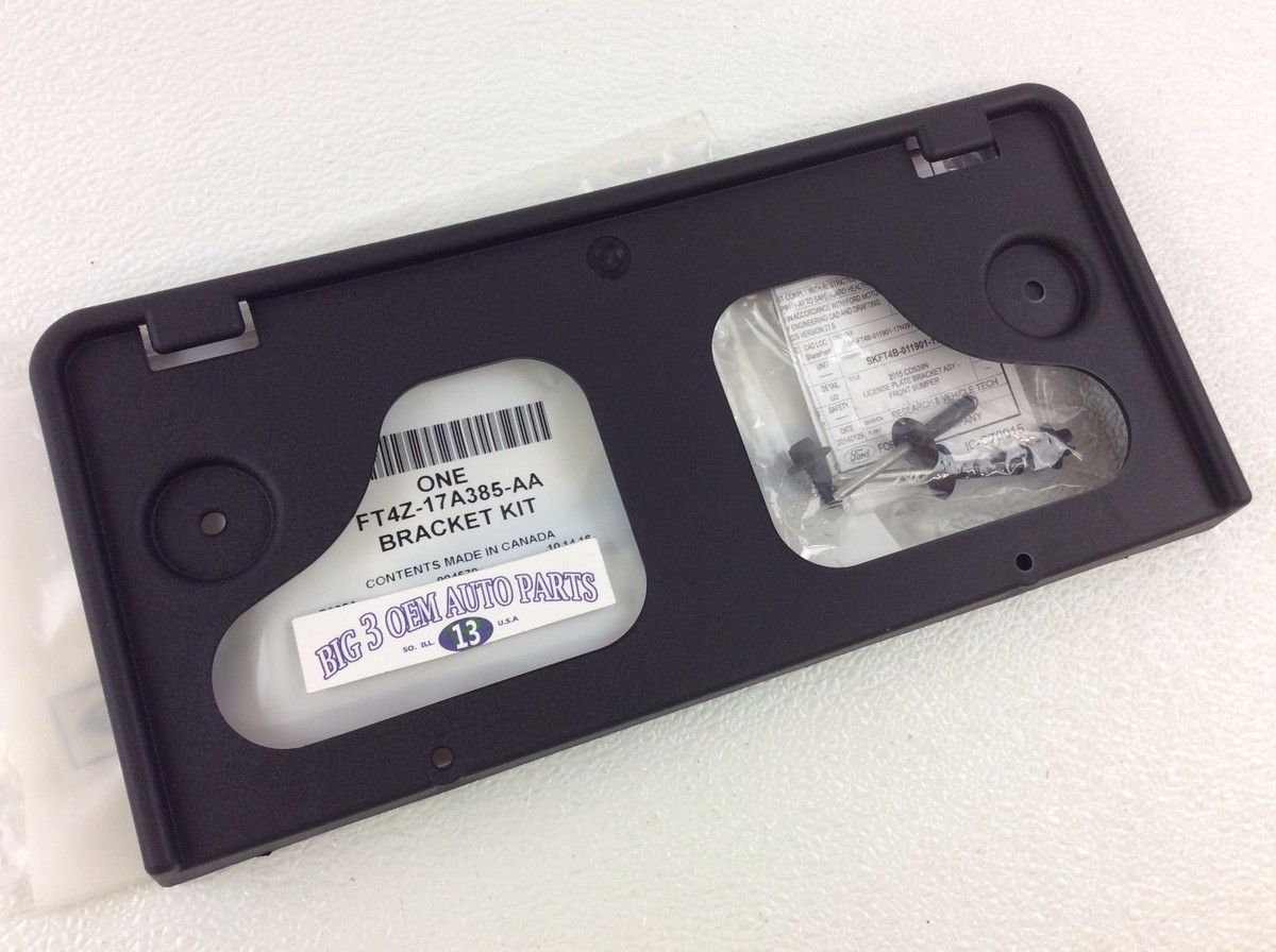 2015-2018 Ford Edge Front Bumper License Plate Mounting Bracket