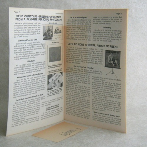 Camera Gazette di Larry Jacobson Day Shop 1974 fotografia Owosso Michigan - Foto 3 di 3