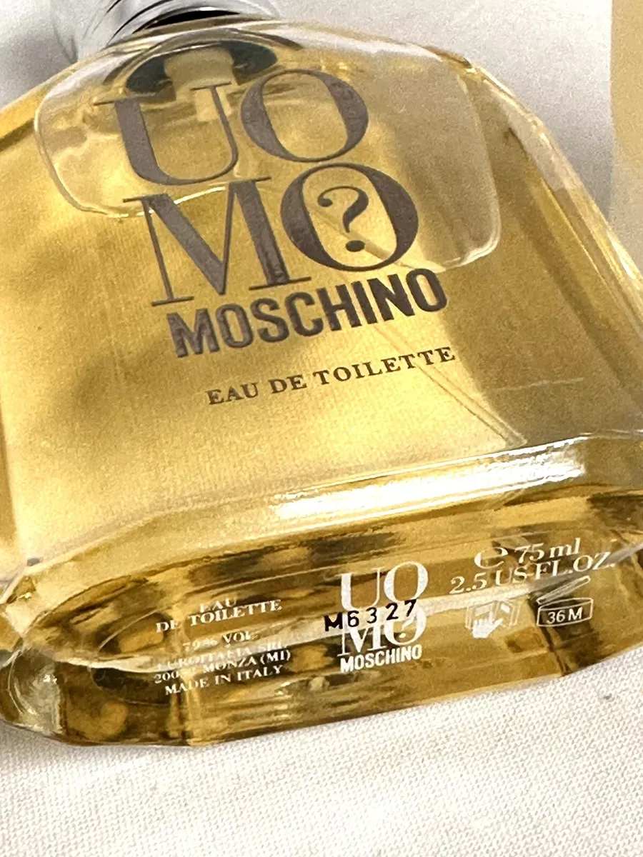 Uomo Moschino Eau De Toilette 2.5 oz EDT for Men A Shave eBay