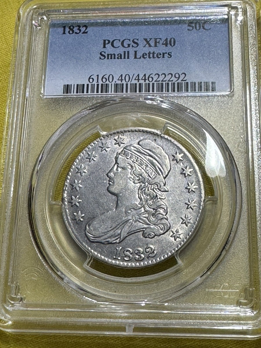 1832 PCGS XF-40 O-117 R4+ Capped Bust Half Dollar | eBay