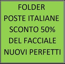 FOLDER POSTE ITALIANE AL 50% DEL FACCIALE - NUOVI PERFETTI (2)