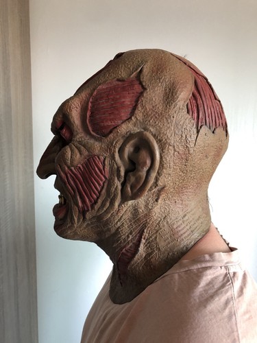 VTG 1995 Freddie Krueger Nightmare on Elm Street Full Mask Adult F1 - Picture 4 of 5