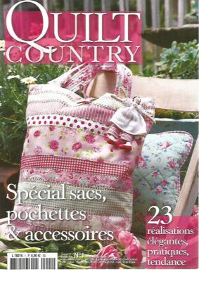 QUILT COUNTRY N°01 SPECIAL TASCHEN, TASCHEN & ZUBEHÖR - 23 AUSFÜHRUNGEN