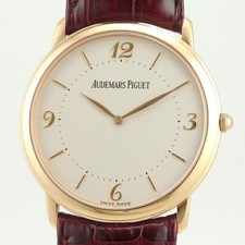 AUDEMARS PIGUET Jules Audemars Ultra Slim 14894OR/O/0002/07 K18PG 34mm watch