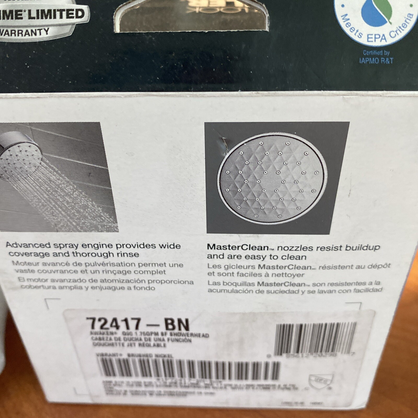 Kohler 72418-Y-CP Awaken G90 - Soffione doccia multifunzione, cromato lucido