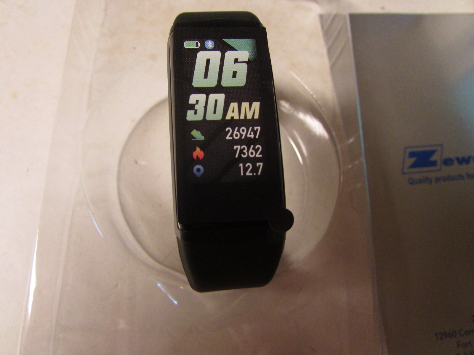 Zewa 21200 Heartrate And Activity Wristband Brand New With Instruction manual eBay