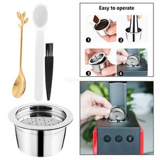 Wiederverwendbares Kaffeekapsel Set aus Edelstahl für ALDI Expressi K fee