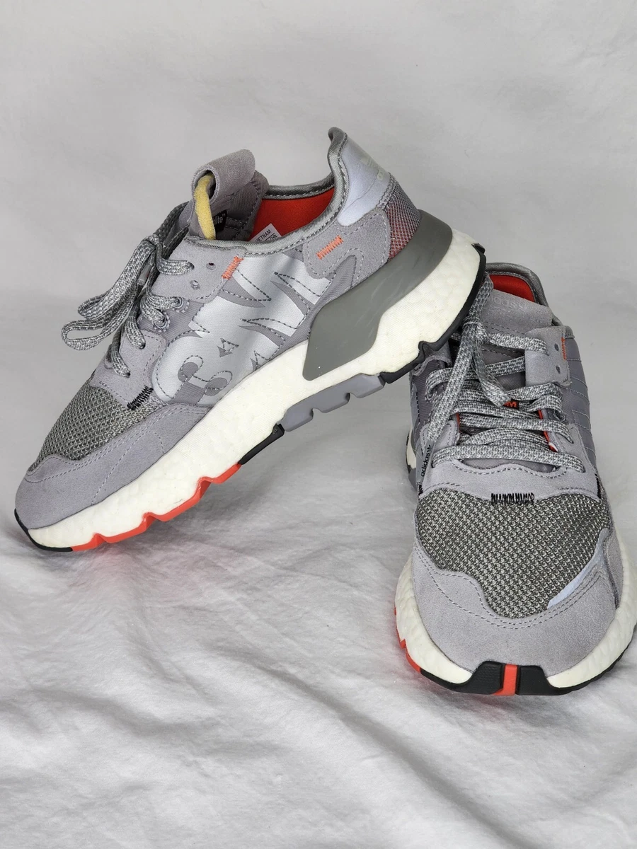 Adidas Originals X 3M Nite Jogger Athletic Running Shoes Gray