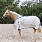 Capriole Ripstop Cotton Grey & Royal Blue Check Summer Horse Rug