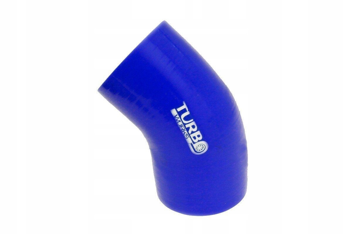 reduction silicone elbow 45deg turboworks blue 63-76mm M-3687 | eBay