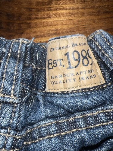 Preowned- The Childrens Place Straight Fit Denim Jeans Kids (Size 9-12 Months) - Picture 4 of 4