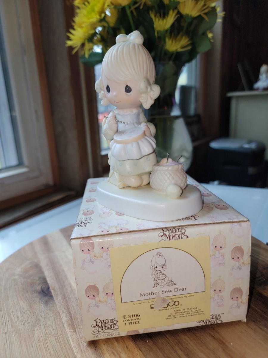 1979 Precious Moments “Mother Sew Dear” E-3106 | eBay
