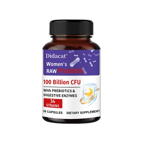 Prebiotic & Probiotics Capsules, 100 Billion CFU, Constipation & Bloating Relief