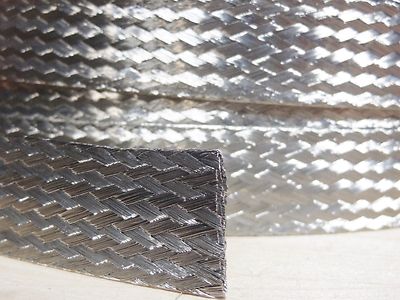 10 FEET 1'' BRAIDED GROUND STRAP GROUNDING Tinned Copper Flat Braid USA