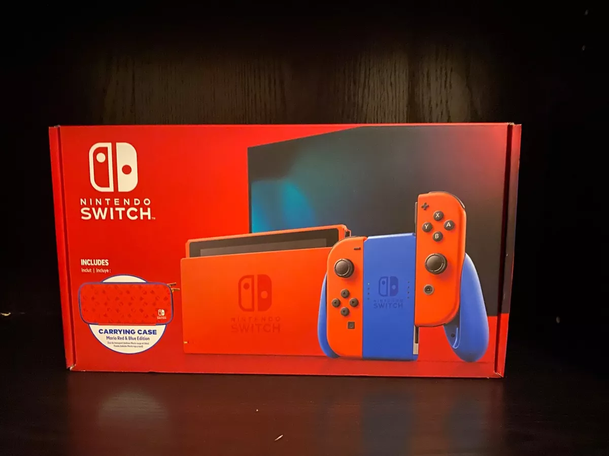 Nintendo Switch - Mario Red & Blue Edition