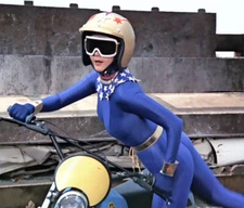 1970's Lynda Carter Wonder Woman Costume Motorcycle Helmet And Goggles