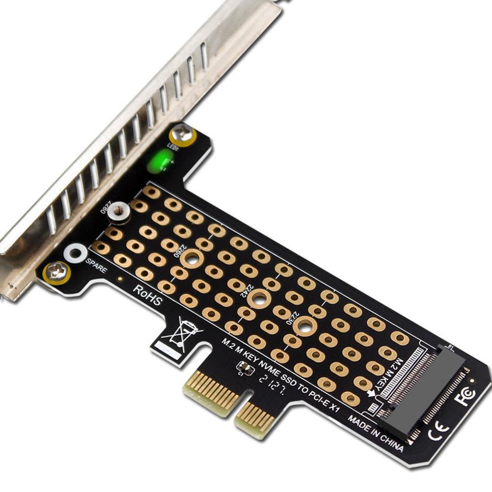 SSD M.2 NVME to PCIE X1 Adapter Support PCIE4.0/3.0 (HalfHeight