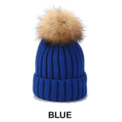 Personalisierte bestickte Erwachsene Kind gestrickte Winter warme Beanie Fell Bommel Mütze - Bild 18 von 30