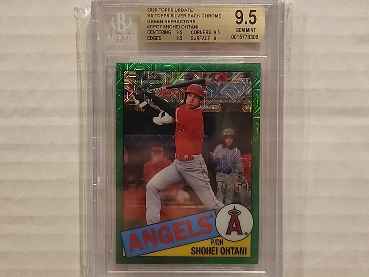 2020 Topps Update #CPC7 Shohei Ohtani Green Refractor /99 2020 Topps Update #CPC7 Shohei Ohtani Green Refractor /99