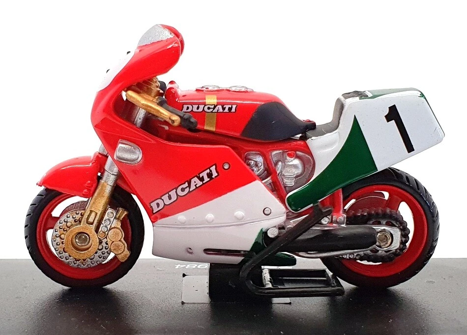 Newray 1/32 Scale 06036 - 1984 Ducati 750F1 Motorcycle - Red/Green - Image 3 of 4