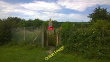 Photo 12x8 Foot Crossing on Railway Line Broad Street/TQ8356 Very old cas c2014