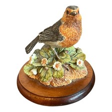 VINTAGE BORDER FINE ARTS FIGURINE ORNAMENT BIRD Sparrow Garden Decorative Piece