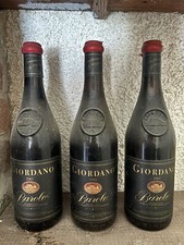 Set 3 Bottiglie Barolo Giordano 1983/1985