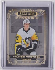 2022-23 UD STATURE ROOKIE BASE CARD /399 VALTTERI PUUSTINEN #160 PENGUINS