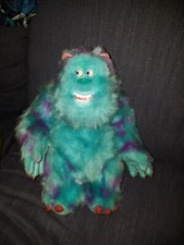 Vintage Disney Pixar Monsters Inc Sully 11" Talking Interactive Rare Works Great