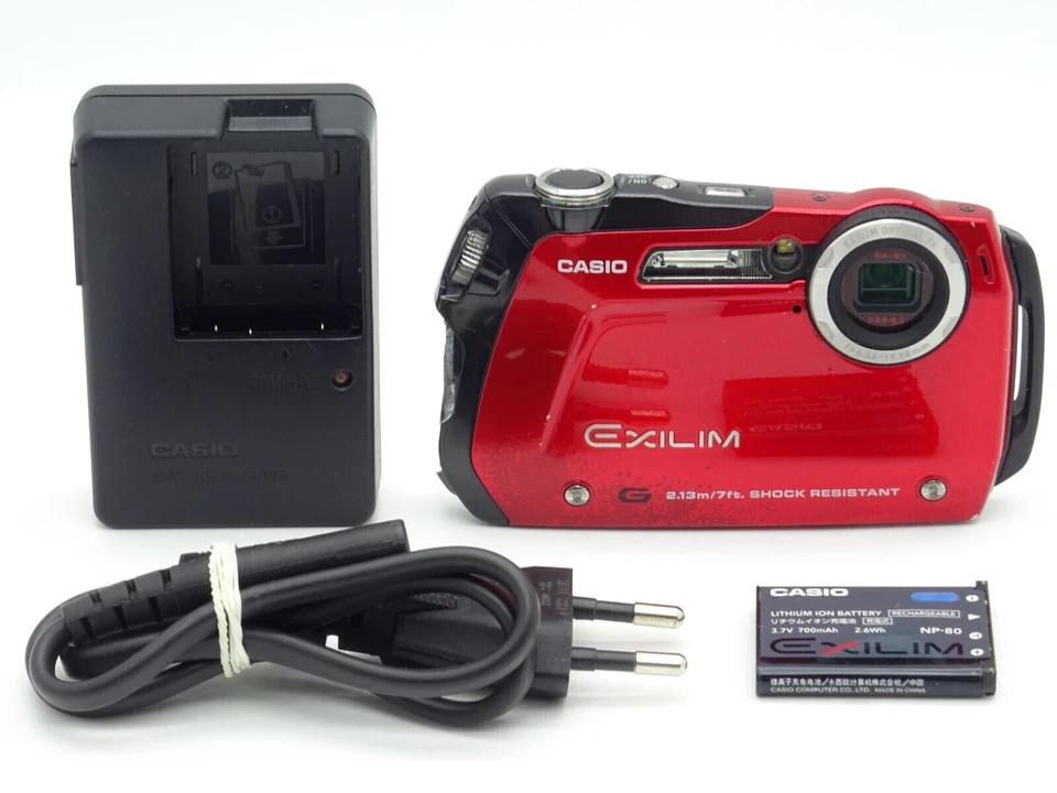 Casio Exilim EX-G1 Digitalkamera 12MP - Rot -Vom Händler