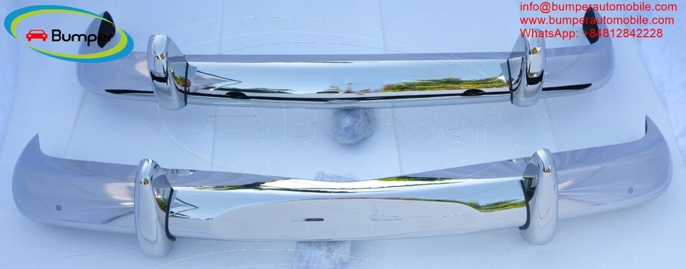 Parachoques Volvo Amazon cupé berlina versión euro (1956-1970) nuevos Foto 2 de 4