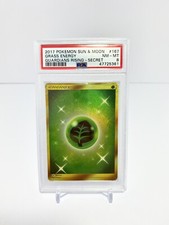 Pokémon Grass Energy 167/145 Secret Rare Sun & Moon Guardians Rising PSA 8 on eBay